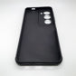 Vivo Y19s Carbon Fiber texture Hard Rubber armour back cover shock-porof case