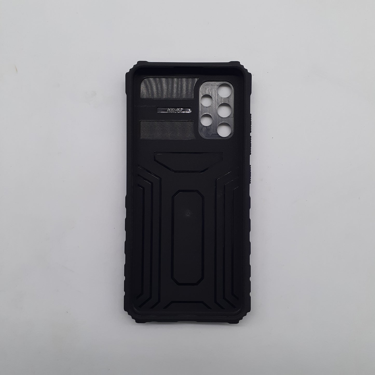 Samsung A32 Military Grade Phone Case Sliding Camera Cover Integrated Kickstand Shockproof Hybrid Bumper Anti-Scratch Drop-Proof Protection