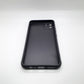 Realme C11 Carbon Fiber texture Hard Rubber armour back cover shock-porof case