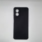 OPPO A18 Carbon Fiber texture Hard Rubber armour back cover shock-porof case