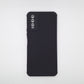 Vivo Y20 Carbon Fiber texture Hard Rubber armour back cover shock-porof case
