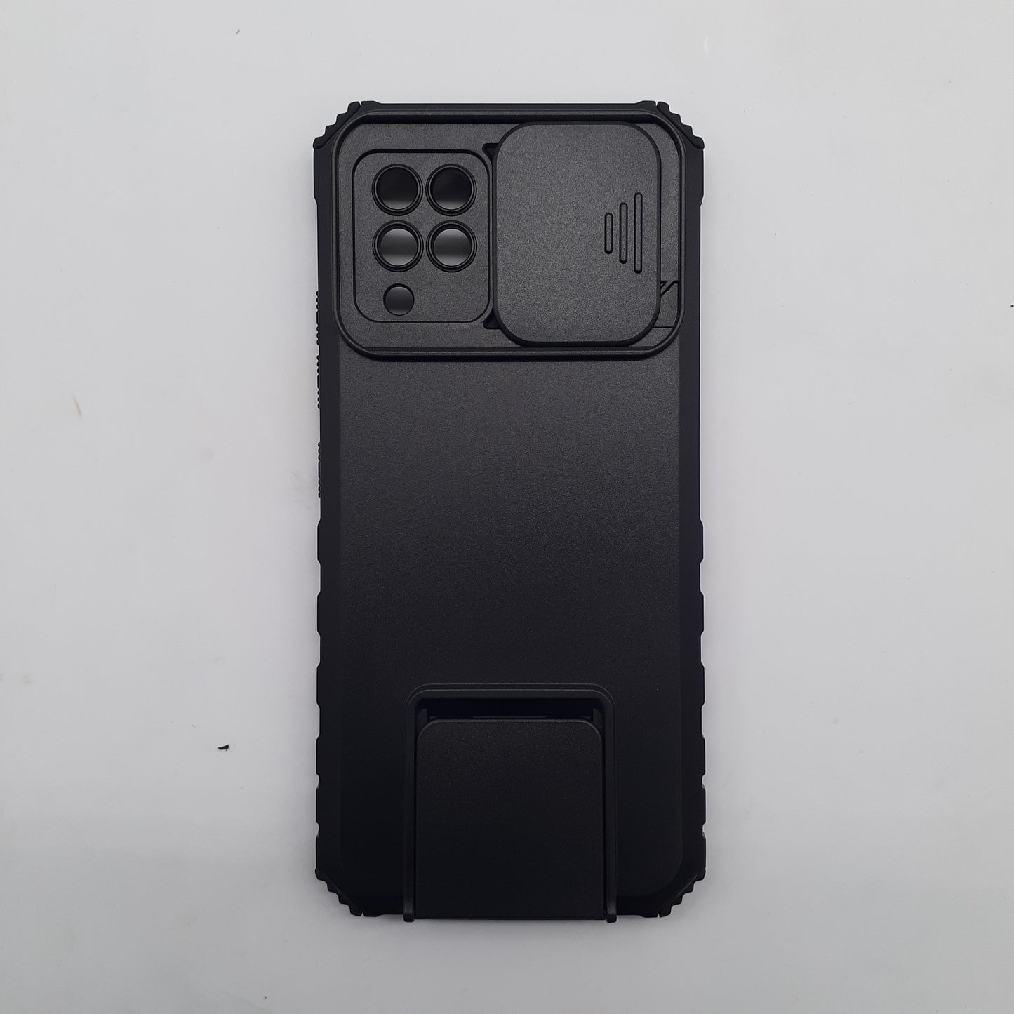 Samsung A42 5G Case Camera Lens Slide Protector Ring Holder Kickstand Heavy Duty Military Grade Shockproof PC Rugged Bumper