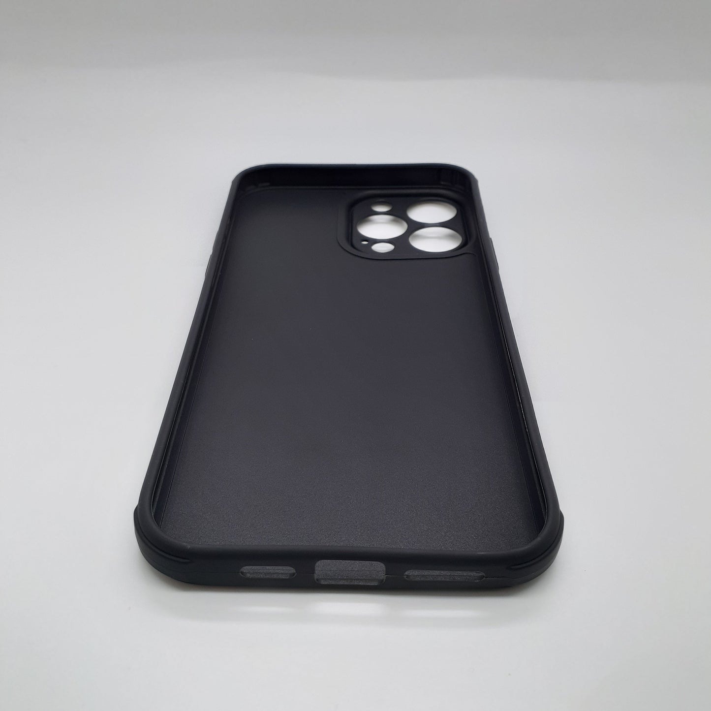 iPhone 13 Pro Max Carbon Fiber texture Hard Rubber armour back cover shock-porof case