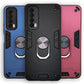 Huawei Y7A Hard PC Case with ring holder Shockproof Slim back Cover
