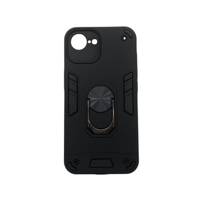 iPhone 16e Shockproof Hard PC Case with Ring Holder