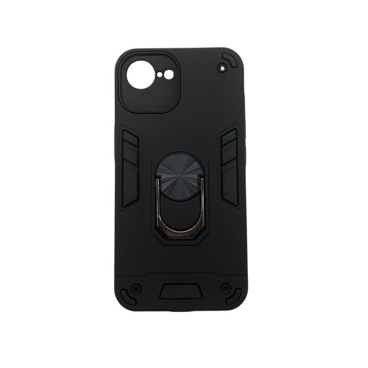 iPhone 16e Shockproof Hard PC Case with Ring Holder