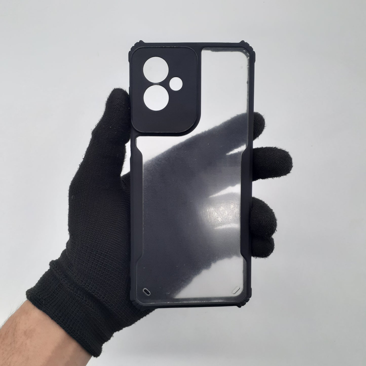 Motorola Moto G14 iPAKY Heavy-Duty Shockproof Protection Phone Case with Reinforced Edges, Crystal Clear Anti-Drop Cover, and Enhanced Grip