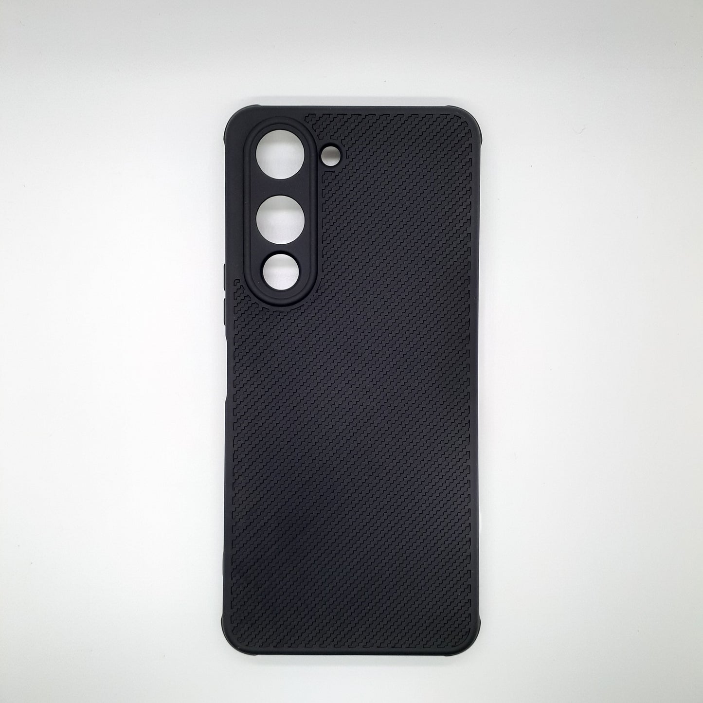 Vivo Y29s Carbon Fiber texture Hard Rubber armour back cover shock-porof case