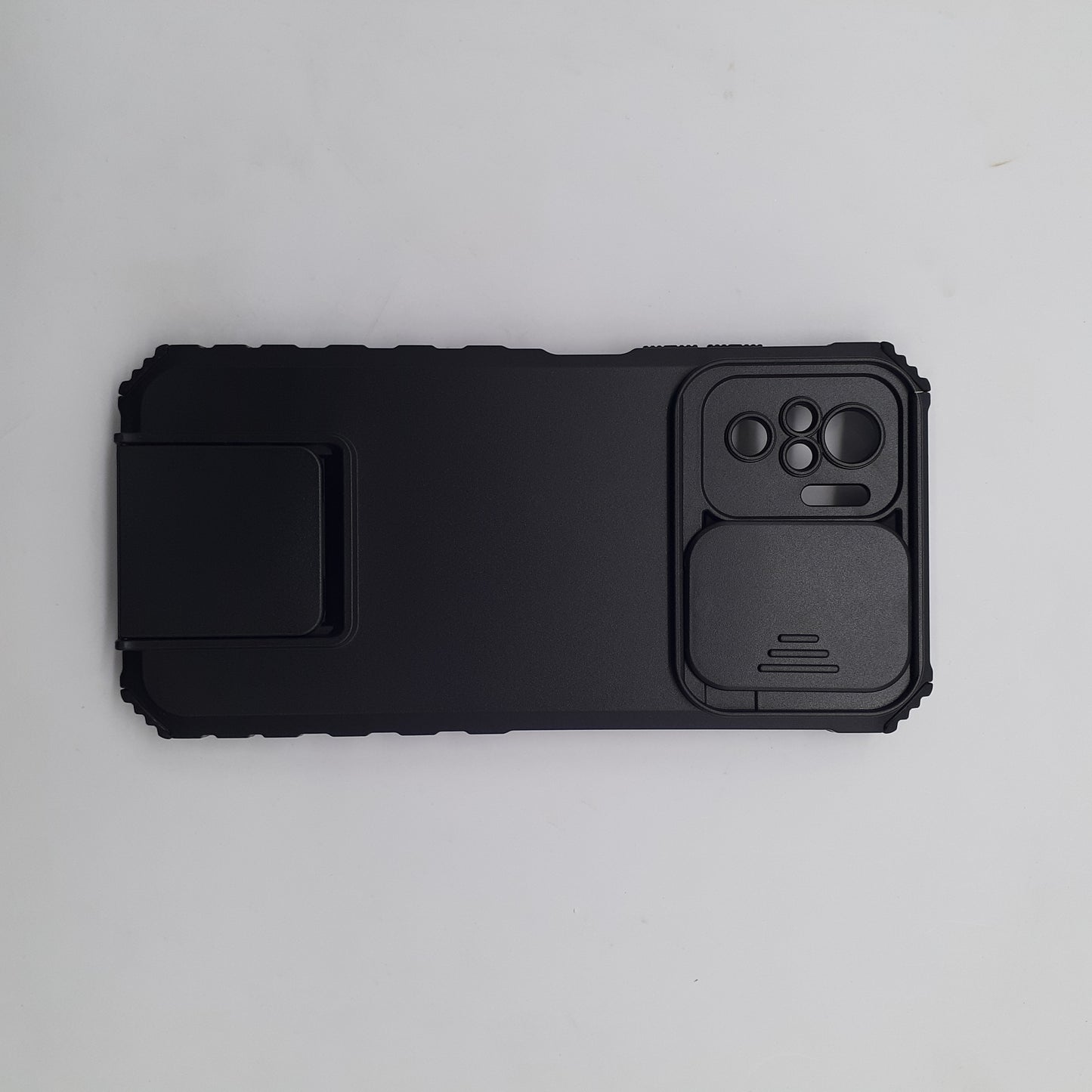 Redmi Note 10 Case Camera Slide Cover Built-in Kickstand Heavy Duty Shockproof Protective Enhanced Privacy Hands-Free Viewing
