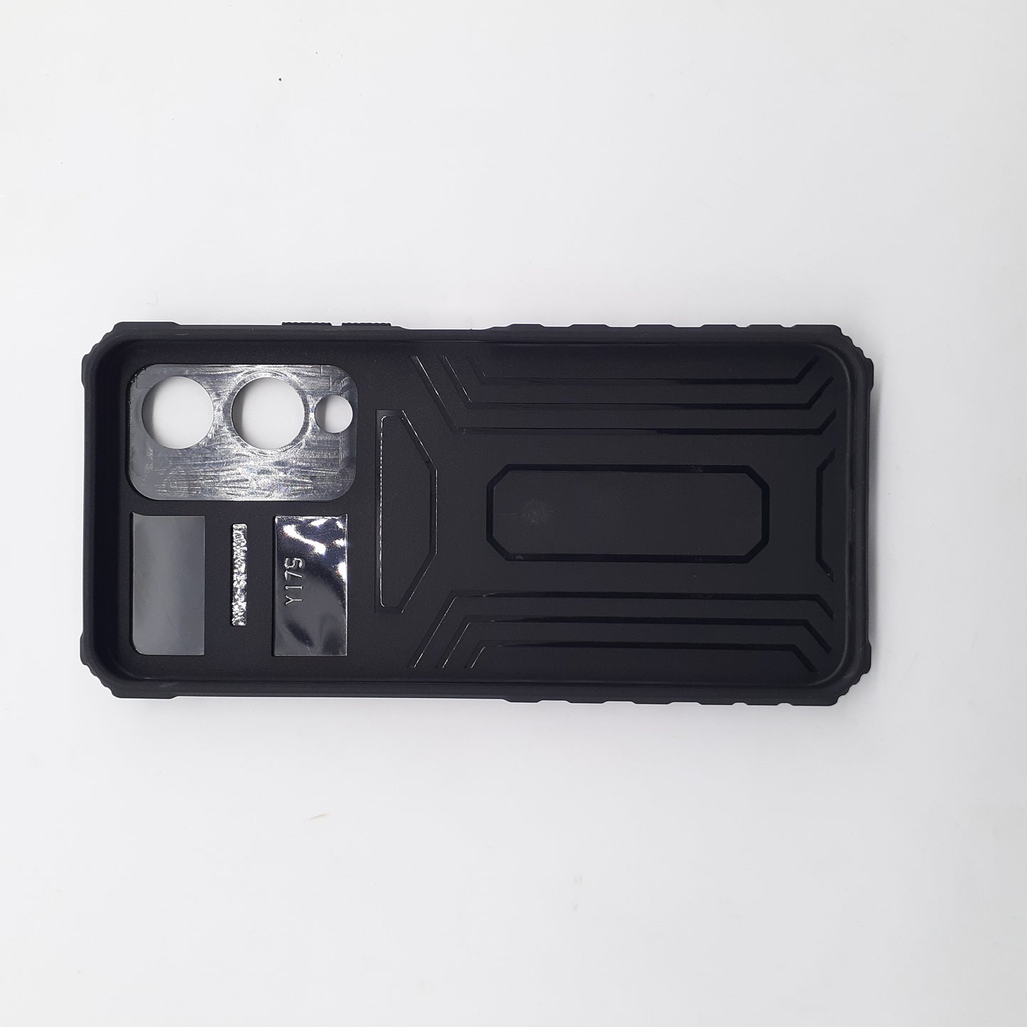 KEYSION Shockproof Armor Case Vivo Y17S Slide Camera Lens Protection Kickstand Back Cover Heavy Duty