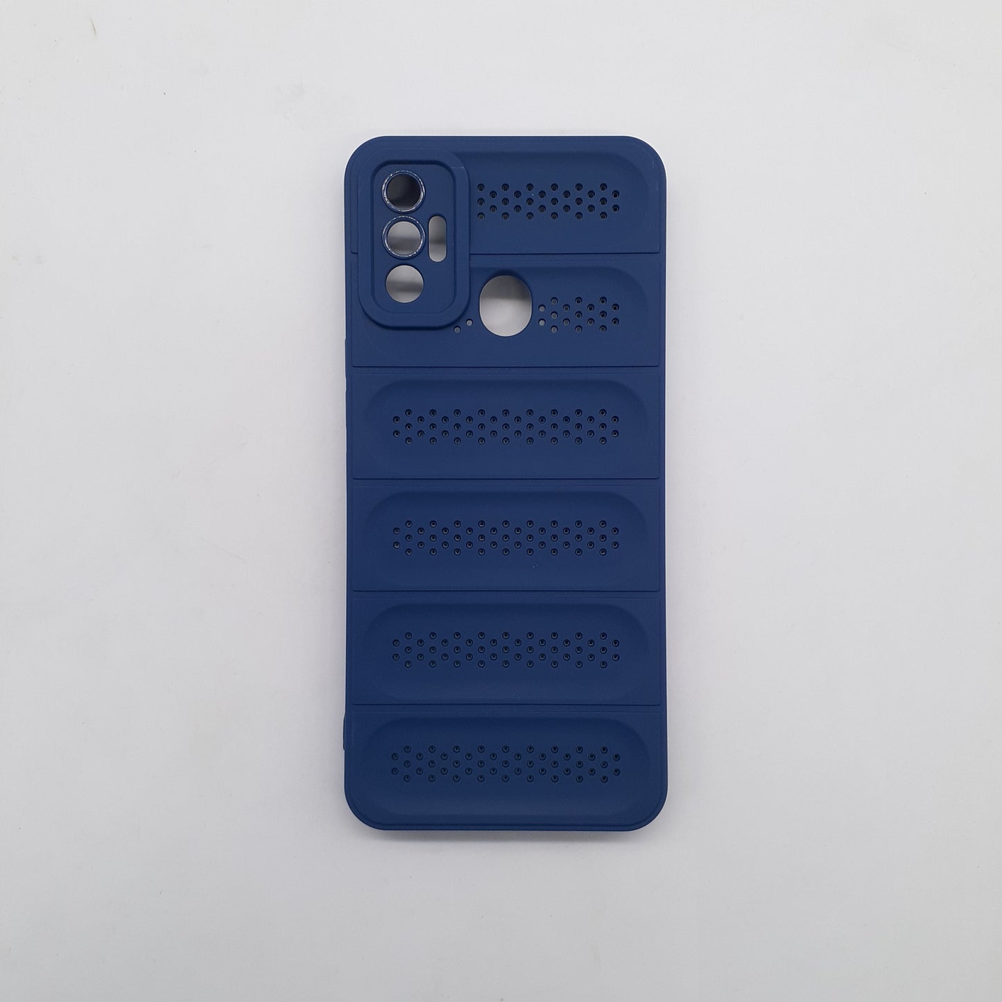Premium Tecno Spark 7 Case: Shockproof TPU, Heat Dissipation Design, Full Protection Cover (Black)