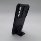 Samsung S23 FE Shockproof Case Sliding Camera Cover Ring Stand Holder Heavy Duty Protection Black Phone Cover