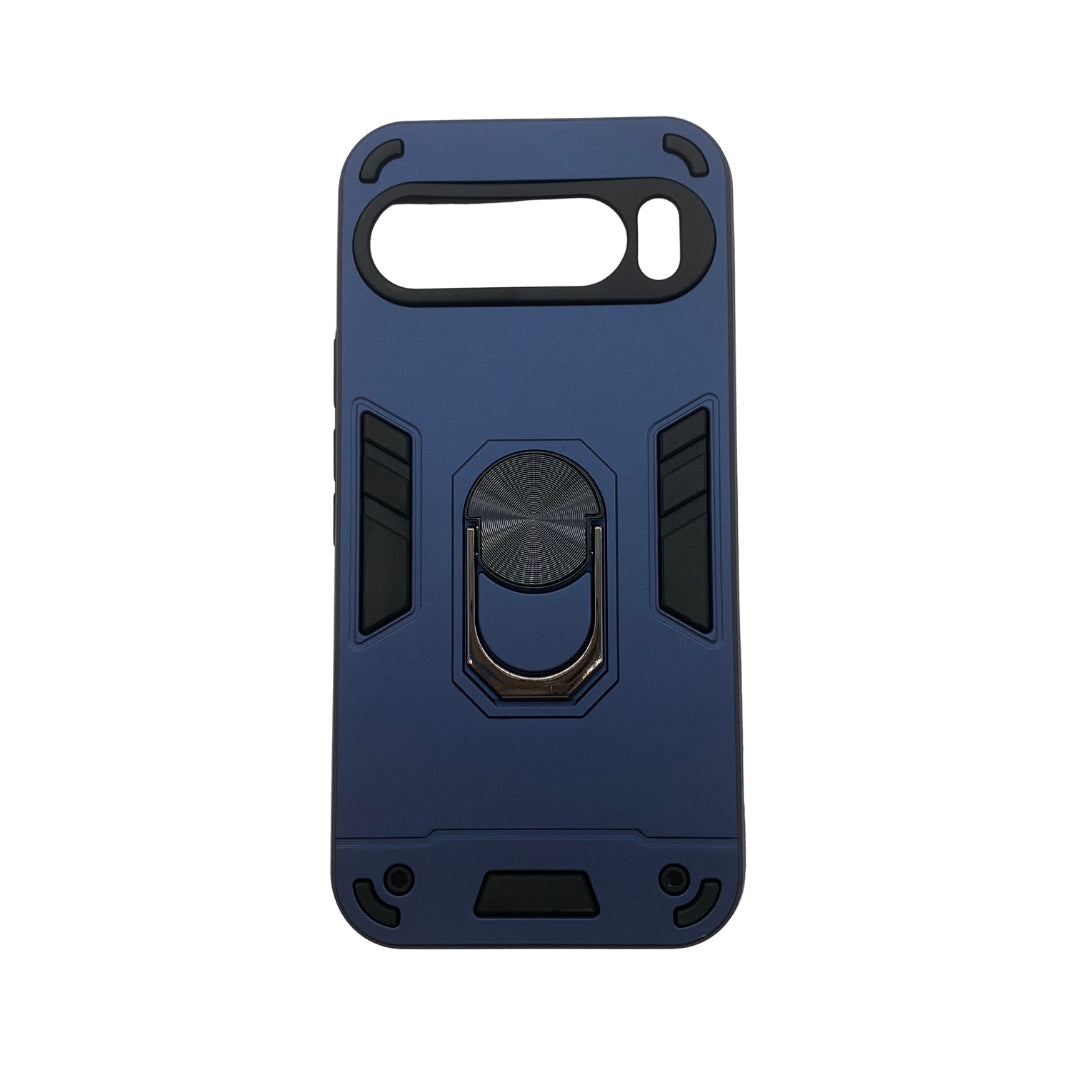 Pixel 9 Pro XL Hard PC Case with Ring Holder - Shockproof Slim Cover