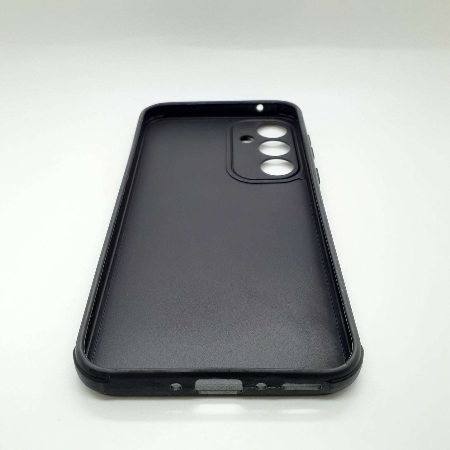 Samsung A35 Carbon Fiber texture Hard Rubber armour back cover shock-porof case
