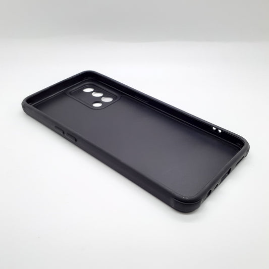 OPPO A74 Carbon Fiber texture Hard Rubber armour back cover shock-porof case