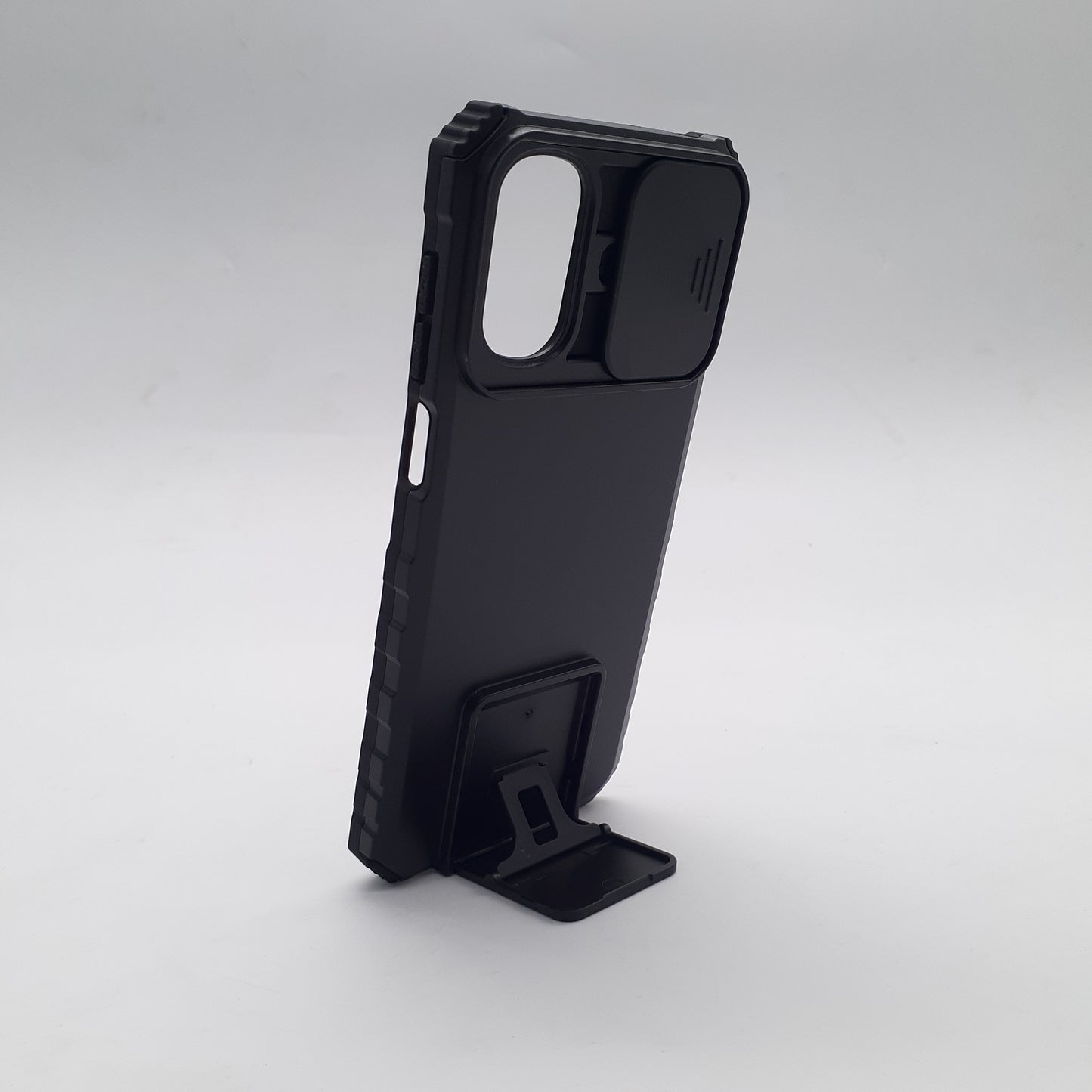 Motorola Moto G22 Phone Case Heavy Duty Shockproof Armor Cover Sliding Camera Protector Integrated Kickstand Hands Free Viewing