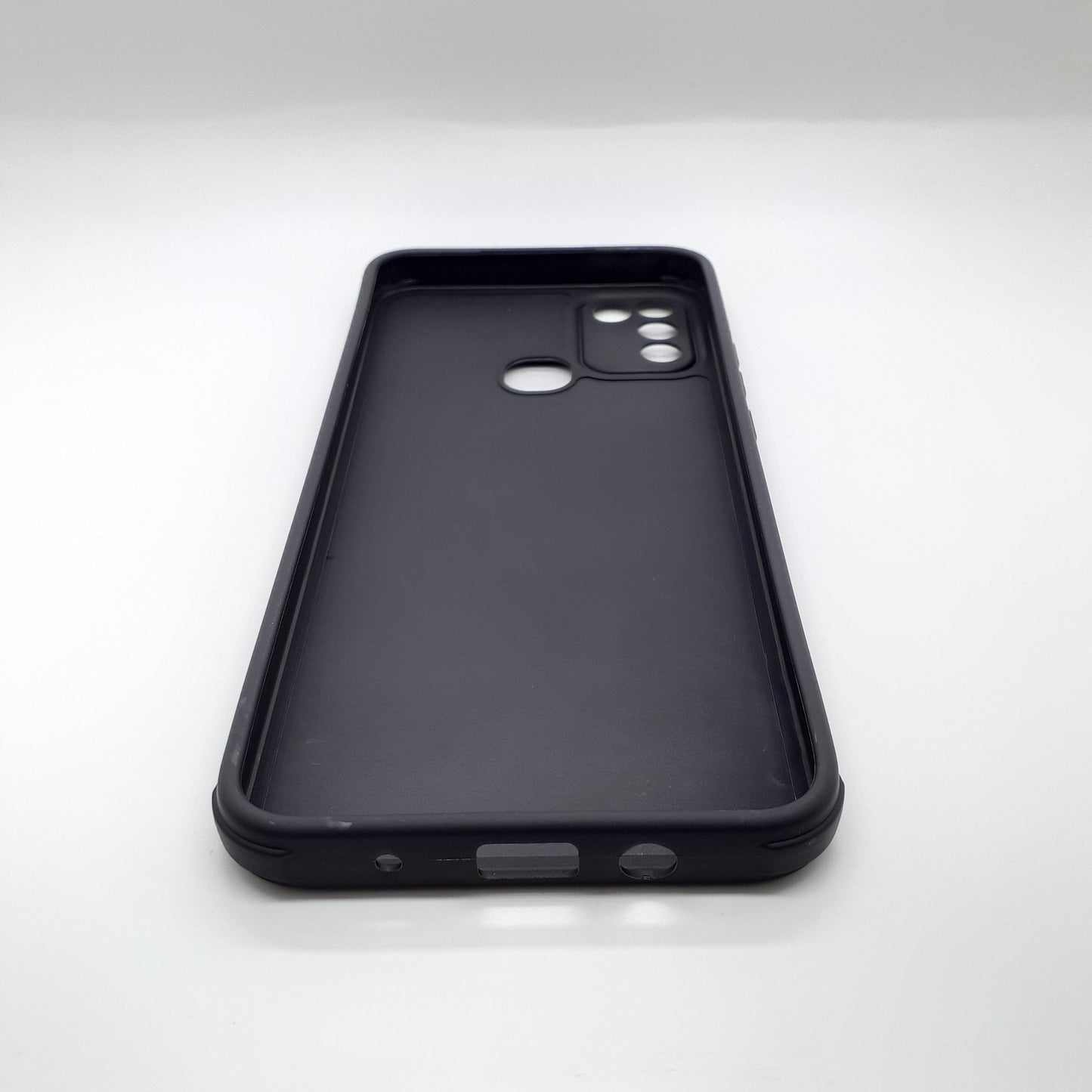 infinix Hot 10 Play Carbon Fiber texture Hard Rubber armour back cover shock-porof case