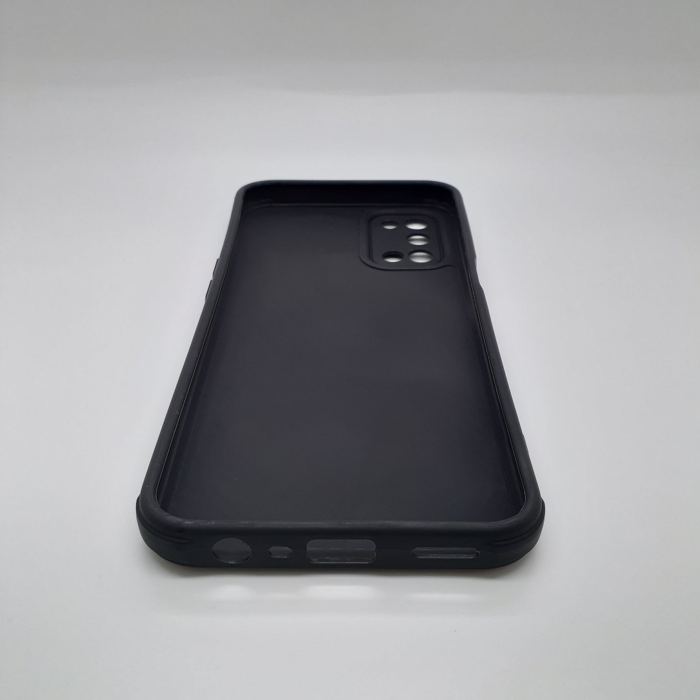 OPPO A52 Carbon Fiber texture Hard Rubber armour back cover shock-porof case