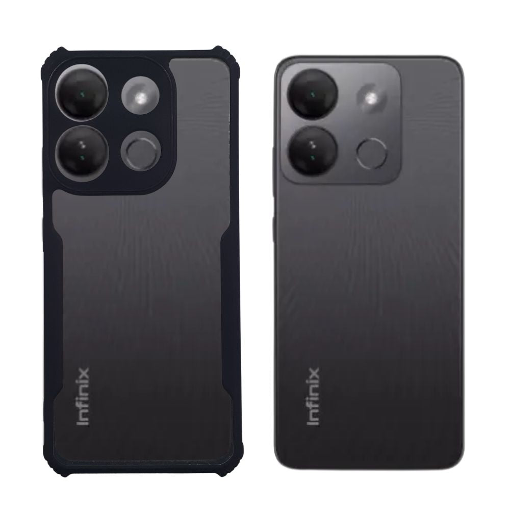 infinix Smart 7 HD iPAKY Heavy Duty Protective Phone Case with Shock Proof Edges, Enhanced Grip, and Durable Construction