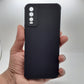 Vivo Y20 Carbon Fiber texture Hard Rubber armour back cover shock-porof case