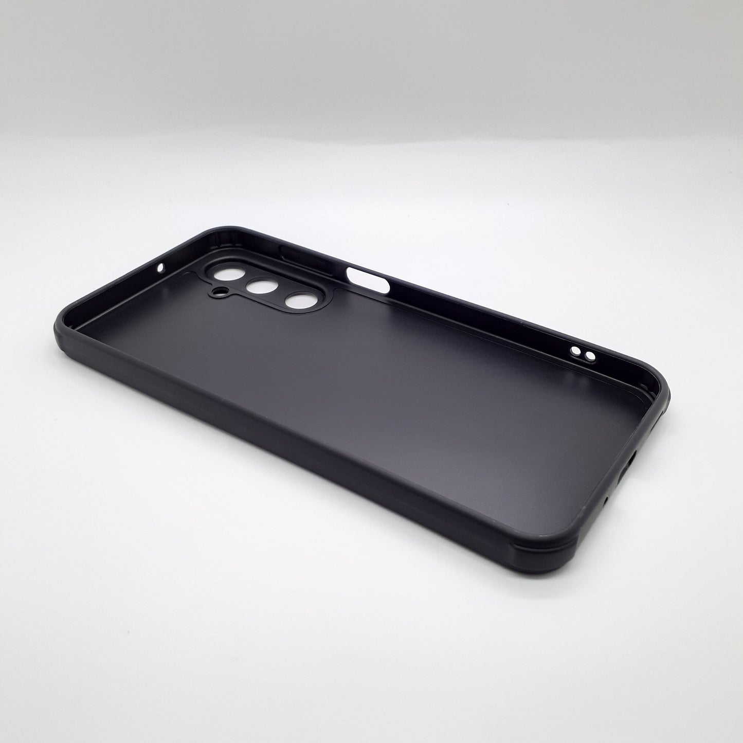 Samsung M16 Carbon Fiber texture Hard Rubber armour back cover shock-porof case