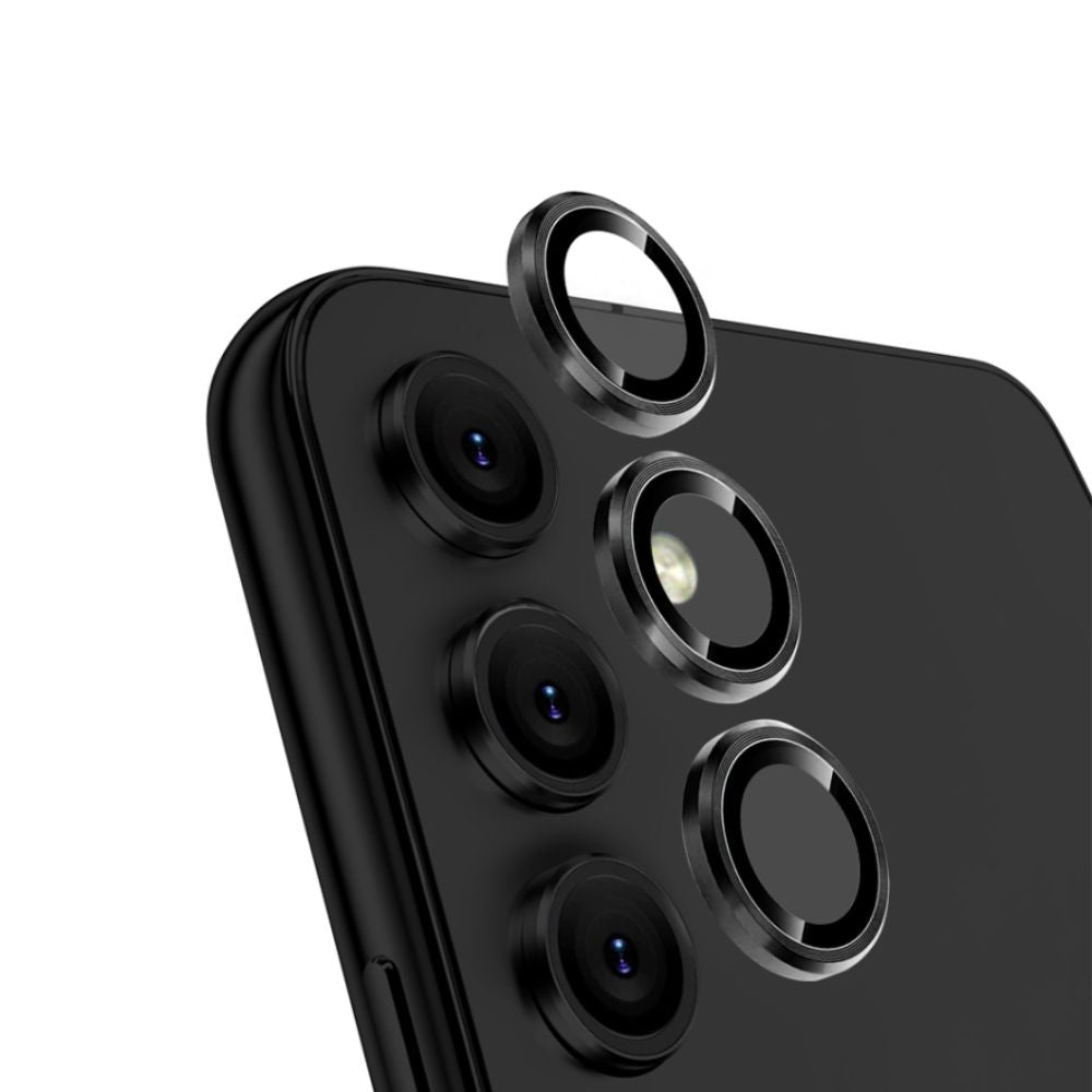 Samsung A24 Camera Lens Protector, Premium Metal Frame and Tempered Glass, Scratch-Resistant, Bubble-Free Installation, Full Coverage Protection for Camera Lenses.