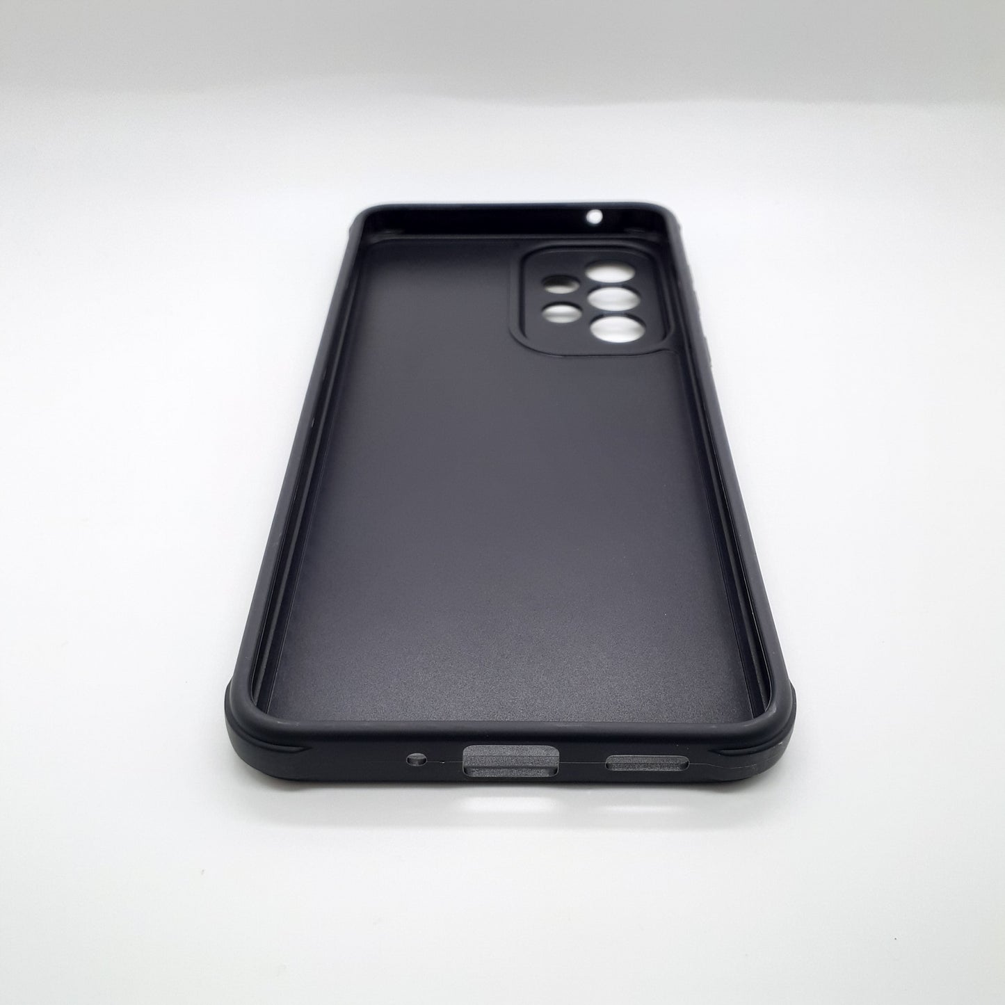 Samsung A33 5G Carbon Fiber texture Hard Rubber armour back cover shock-porof case