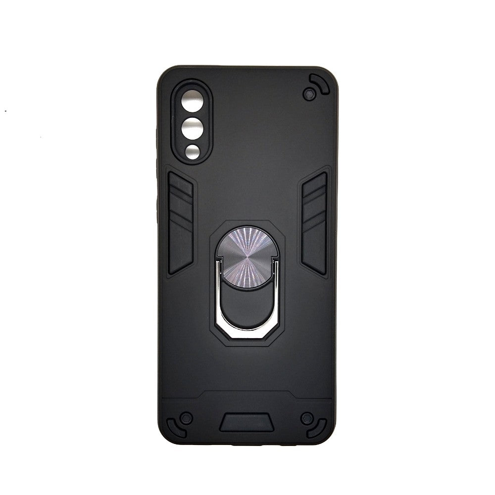 Samsung M02 Hard PC Case with ring holder Shockproof Slim back Cover