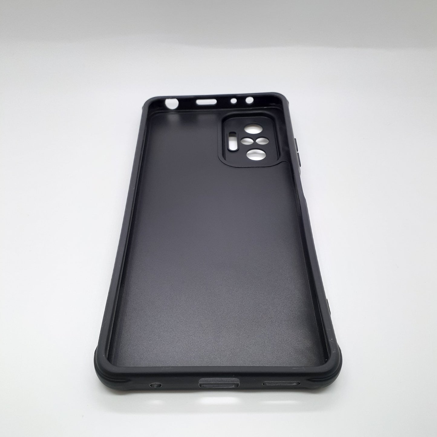 Redmi Note 10 Pro Carbon Fiber texture Hard Rubber armour back cover shock-porof case