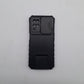 OPPO A54 Slide Camera Lens Protection Phone Case Shockproof Armor Cover Magnetic Ring Kickstand Non-Slip Grip Dual Layer Full Coverage