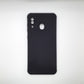 Samsung A20 Carbon Fiber texture Hard Rubber armour back cover shock-porof case