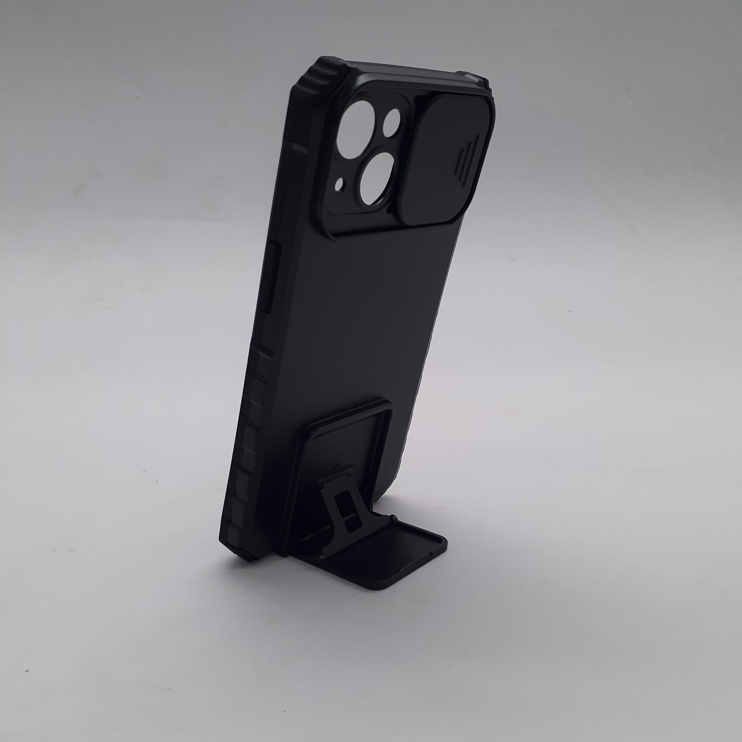 iPhone 14 Case Camera Slide Cover Built-in Stand Military Grade Shockproof Drop Protection Heavy Duty Rugged Protective Cover