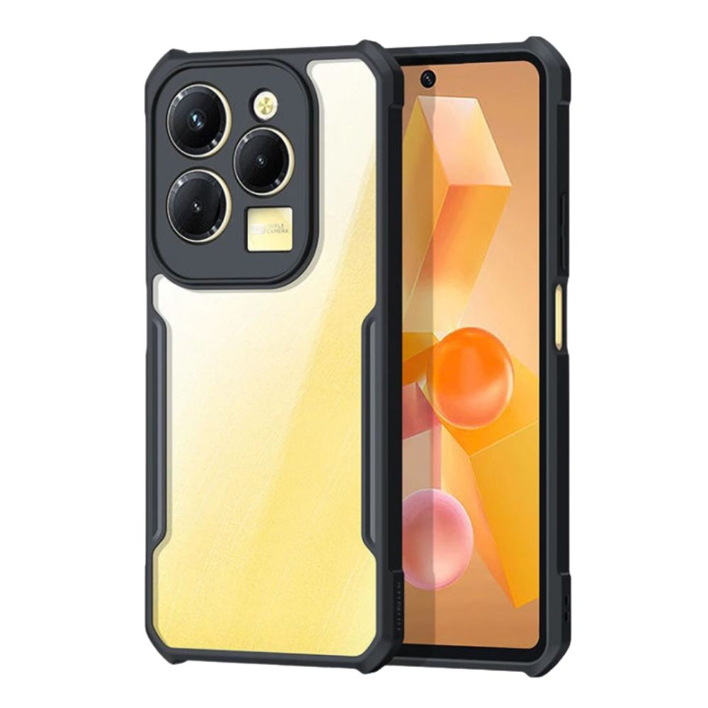 infinix Hot 40 iPAKY Shockproof Edge Grip Case, Durable TPU Bumper, Enhanced Protection & Non-Slip Hand Feel