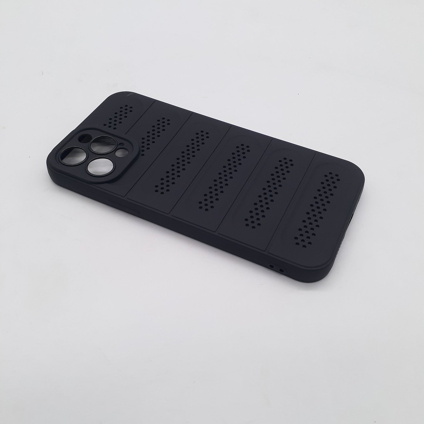iPhone 12 Pro Max Case: Ultra Slim Shockproof TPU Cover with Heat Dissipation, Breathable Hollow Design, and Camera Protection