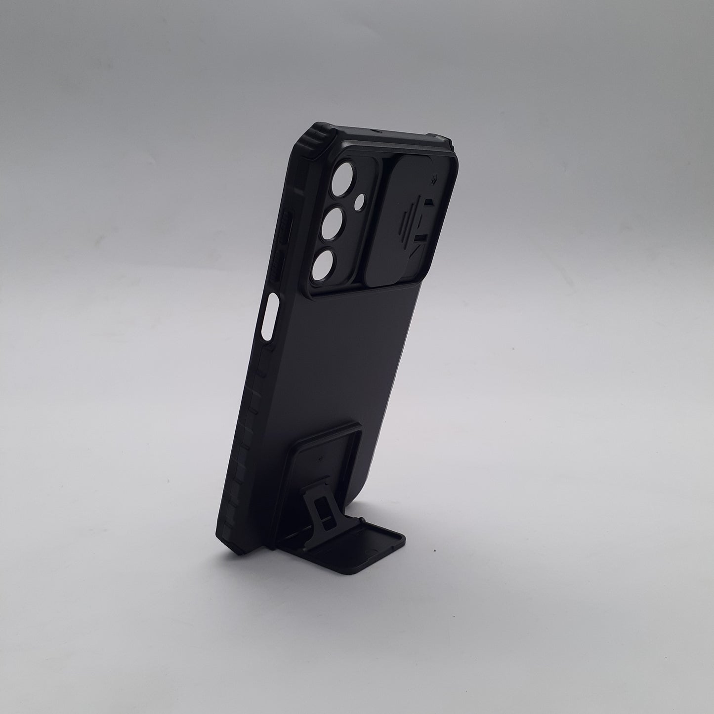 Samsung Galaxy A15 5G Heavy Duty Protective Case Camera Slide Cover Kickstand