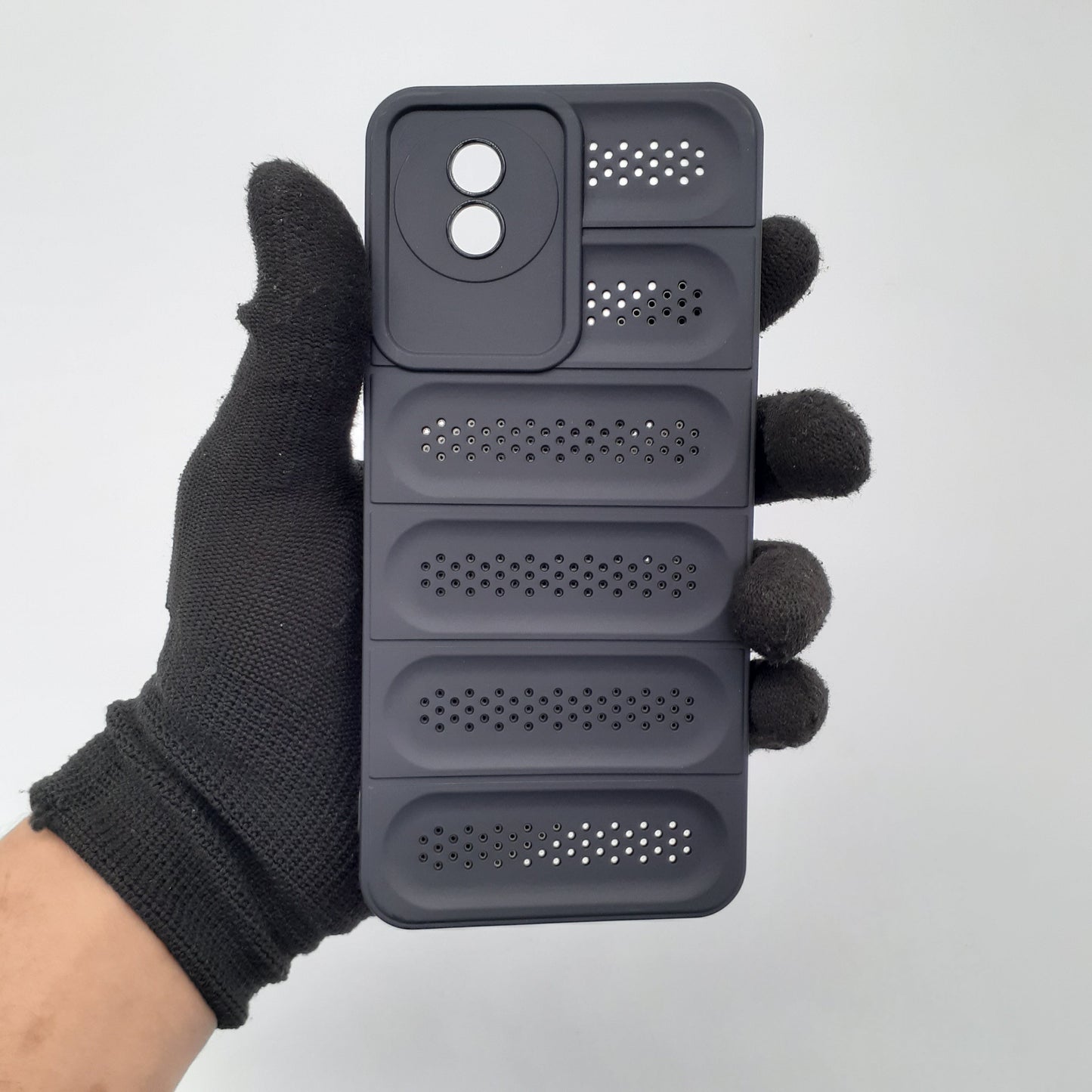 Vivo Y02 Carbon Fiber Slim TPU Phone Case | Heat Dissipation, Anti-Scratch Back Cover, Shockproof Protection