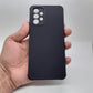 Samsung A32 Carbon Fiber texture Hard Rubber armour back cover shock-porof case