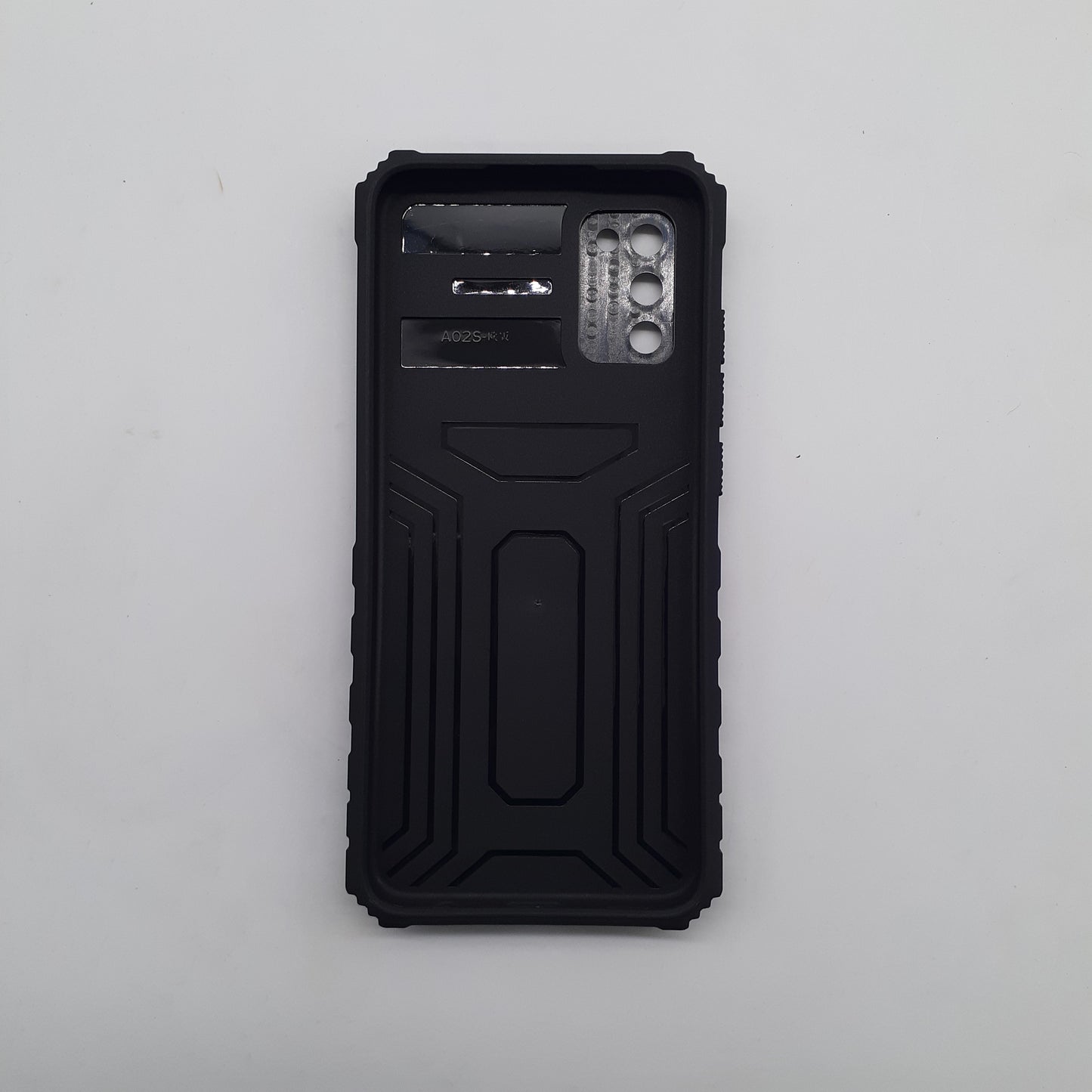Samsung A02s Case Heavy Duty Shockproof Protective Cover Sliding Camera Lens Protector Foldable Kickstand Built in Stand