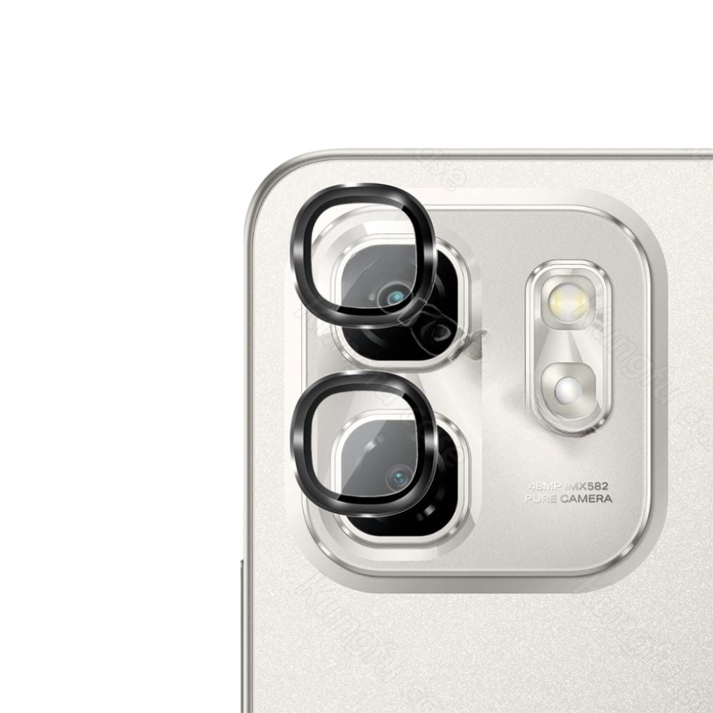Infinix Hot 50i Camera Lens Protector: Premium Protection with Metal Frame and HD Tempered Glass for Optimal Clarity and Scratch Resistance.