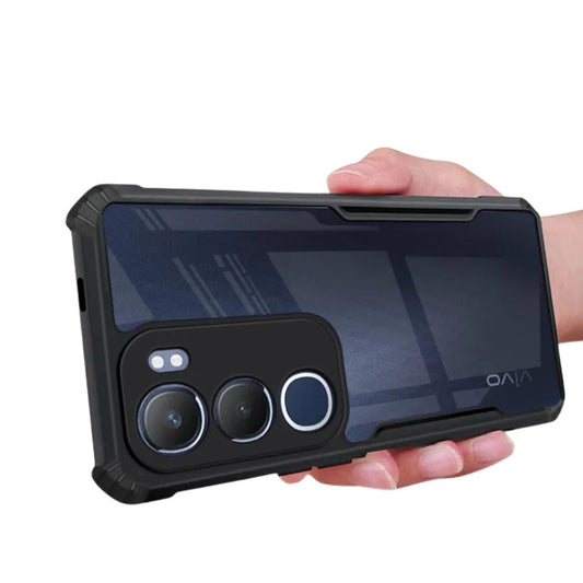 Vivo Y19s case Matte Black Back Cover Soft Silicone TPU Bumper case