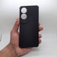 OPPO A60 Carbon Fiber texture Hard Rubber armour back cover shock-porof case