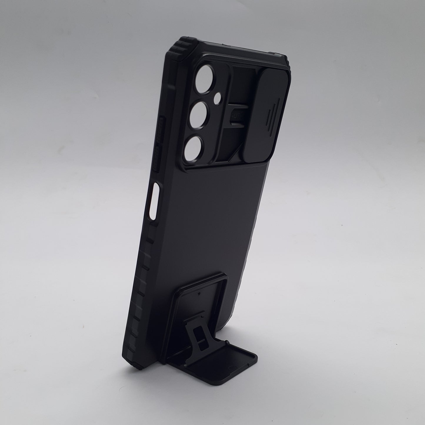 Samsung A05s Case Sliding Camera Cover Built-in 360 Rotatable Kickstand Military Grade Shockproof Protective Magnetic Phone Case
