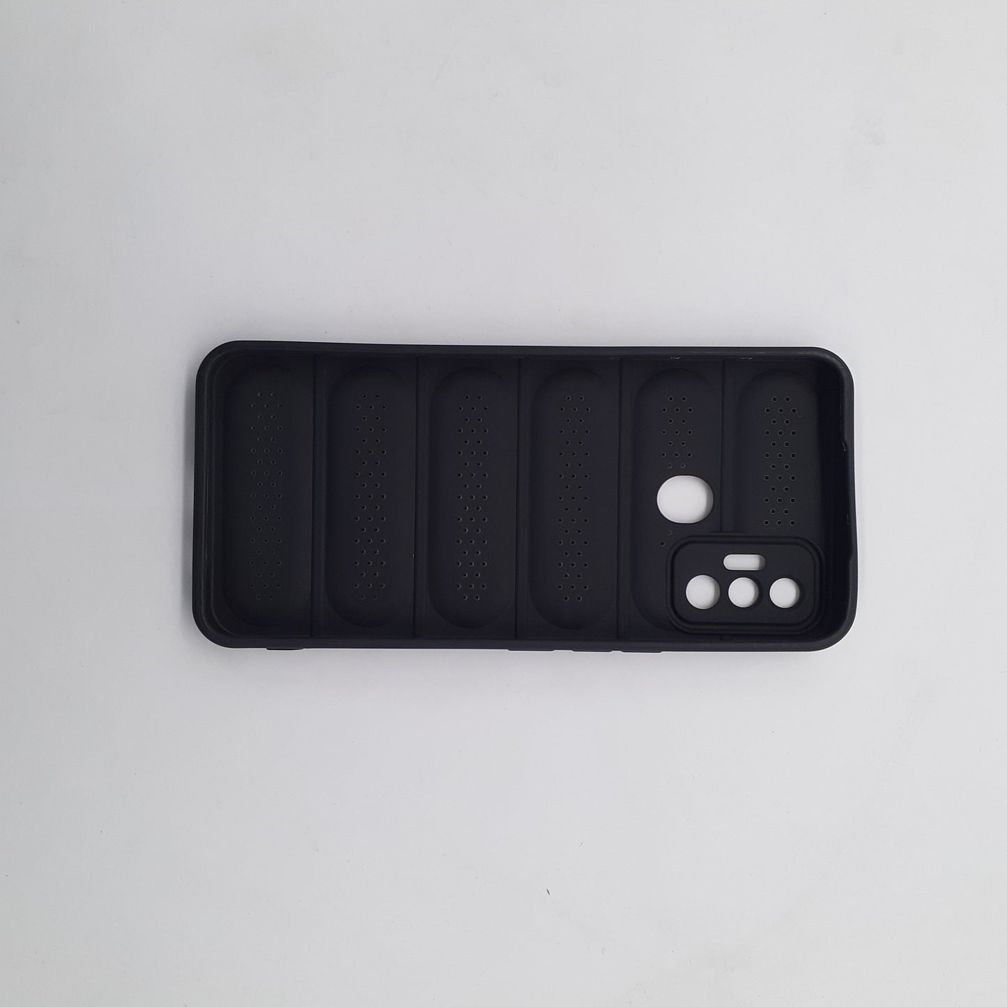 Premium Tecno Spark 7 Case: Shockproof TPU, Heat Dissipation Design, Full Protection Cover (Black)