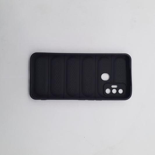 Premium Tecno Spark 7 Case: Shockproof TPU, Heat Dissipation Design, Full Protection Cover (Black)