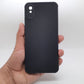 Redmi 9A Carbon Fiber texture Hard Rubber armour back cover shock-porof case