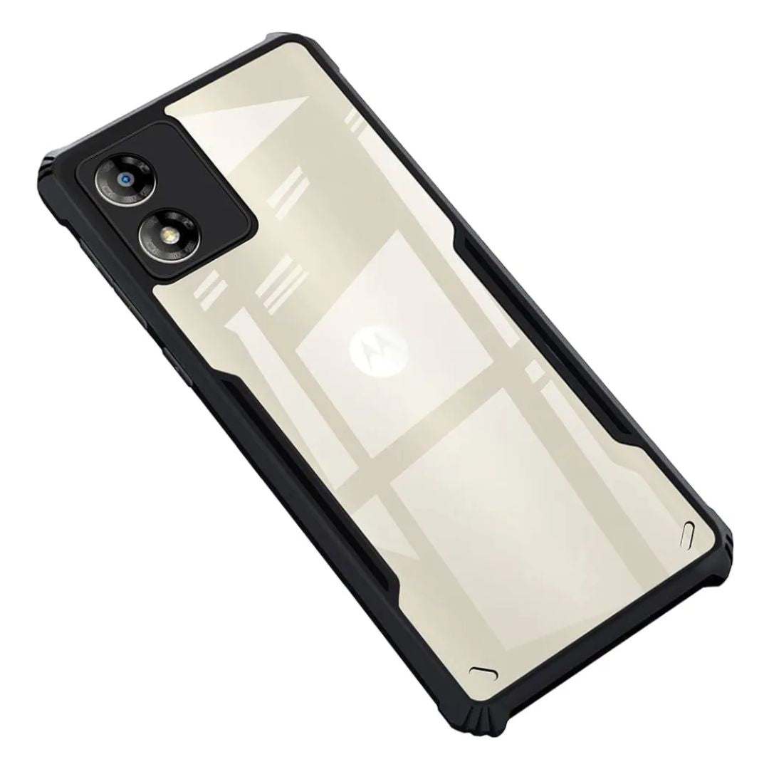 Motorola E13 case Matte Black Back Cover Soft Silicone TPU Bumper case