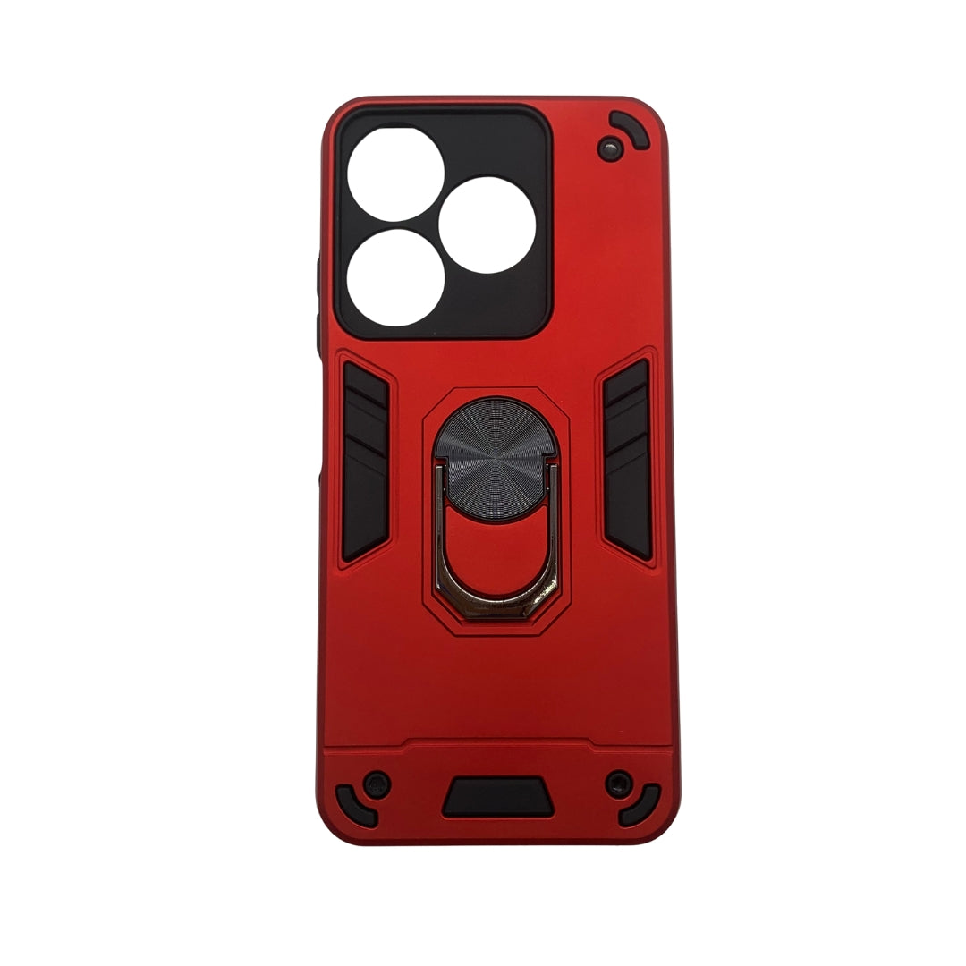 Tecno Spark 10 Hard PC Case with Ring Holder - Shockproof Slim Cover
