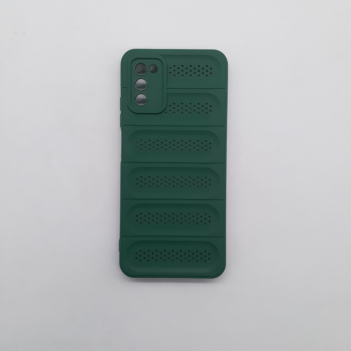 Samsung M02s Cooling Bumper Phone Case: Heat Dissipation, Shockproof, Transparent TPU Back Cover