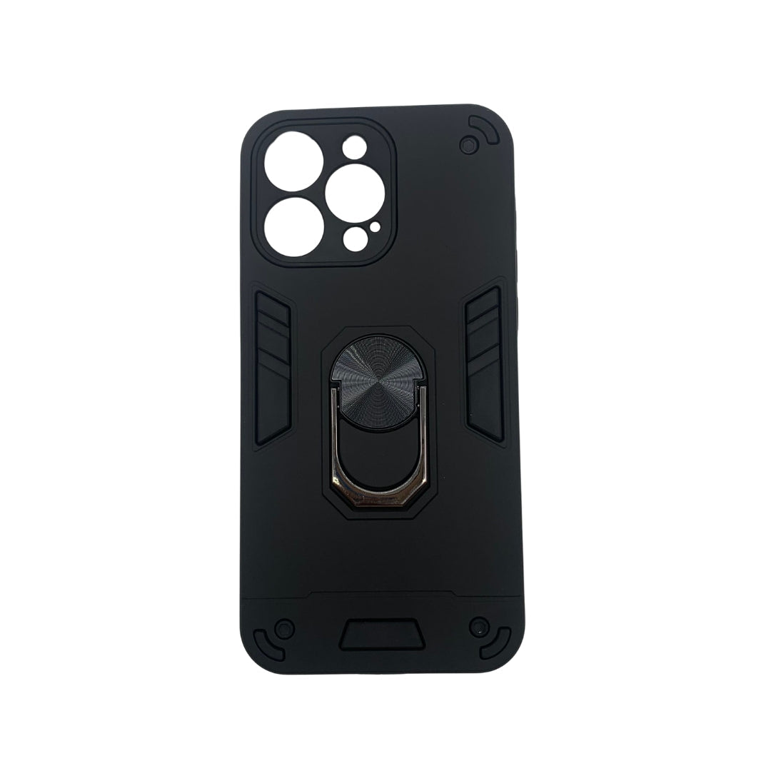 iPhone 15 Pro Max Case with Ring Holder, Hard PC, Shockproof, Slim Cover