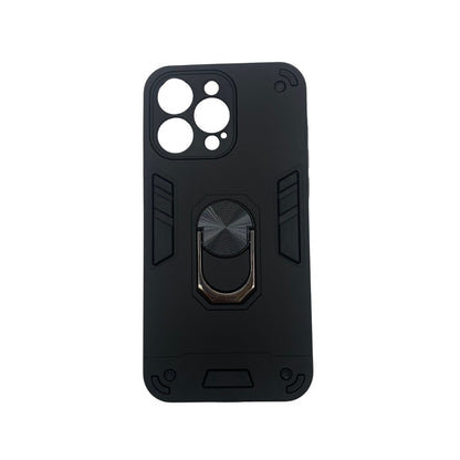 iPhone 15 Pro Max Case with Ring Holder, Hard PC, Shockproof, Slim Cover